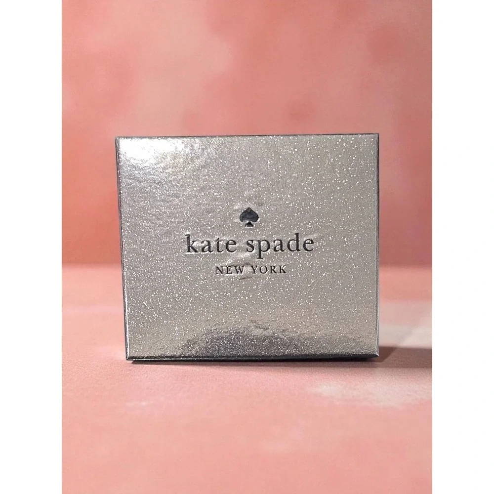 Kate Spade New York Glitter Card Holder Wallet Green Sparkle